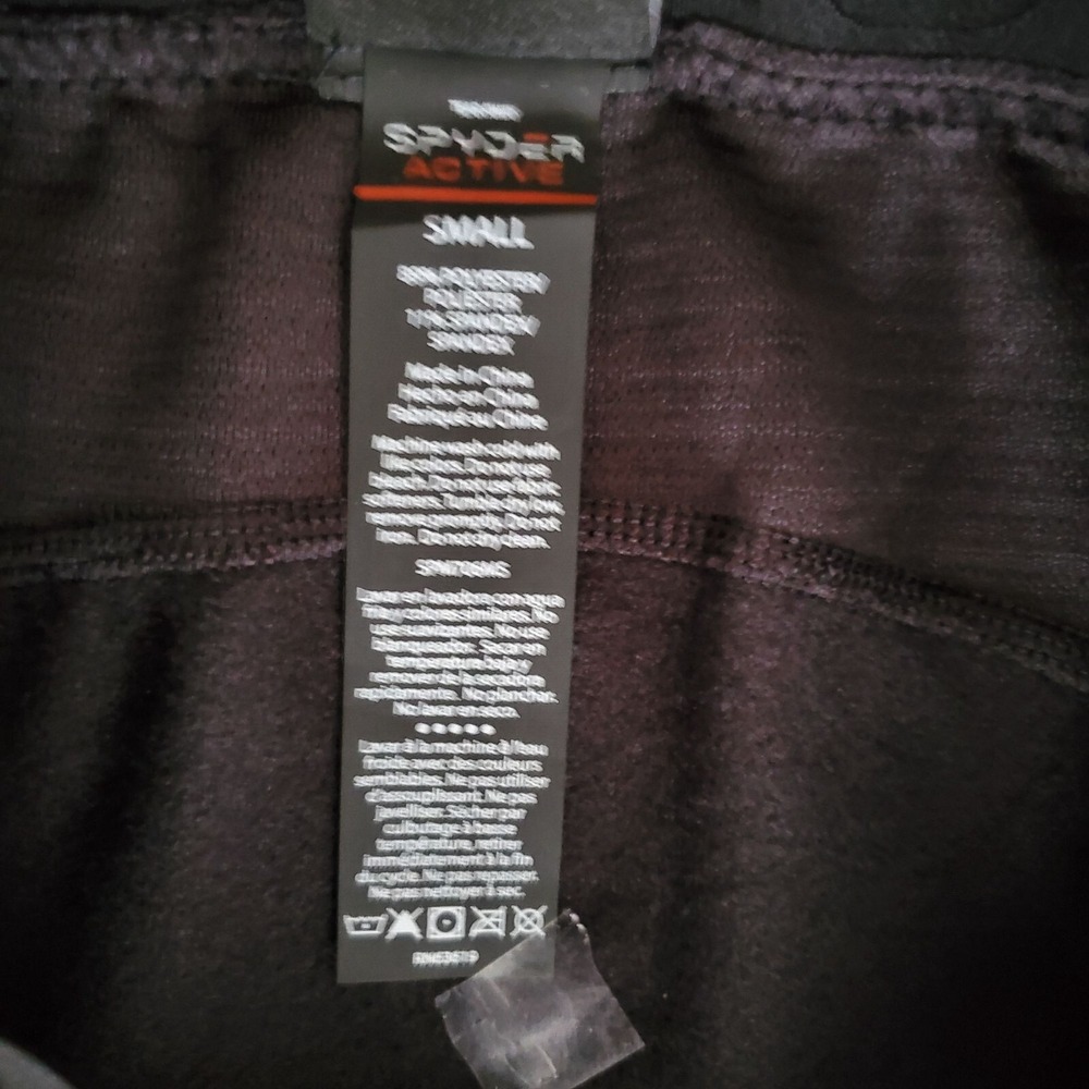 Spyder Active Men's Pro Web Base Layer Compression Leggings Pants Black Size Sma - Picture 8 of 13